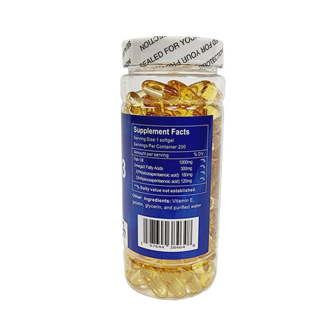 Omega3 Fish oil 200 Softgels