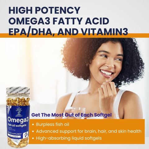 Omega3 Fish oil 200 Softgels