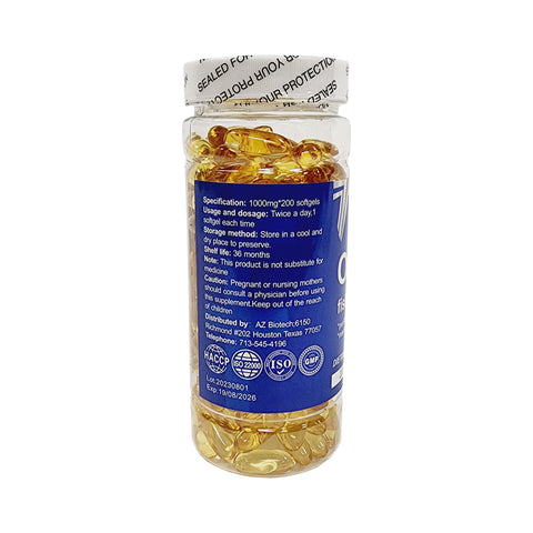 Omega3 Fish oil 200 Softgels